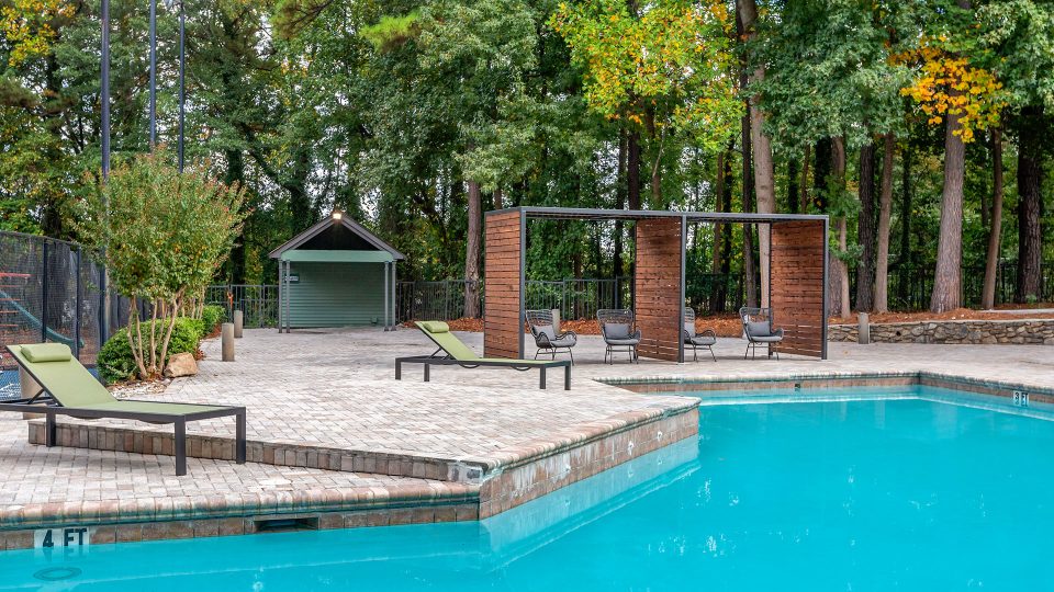 the pool at The Breck