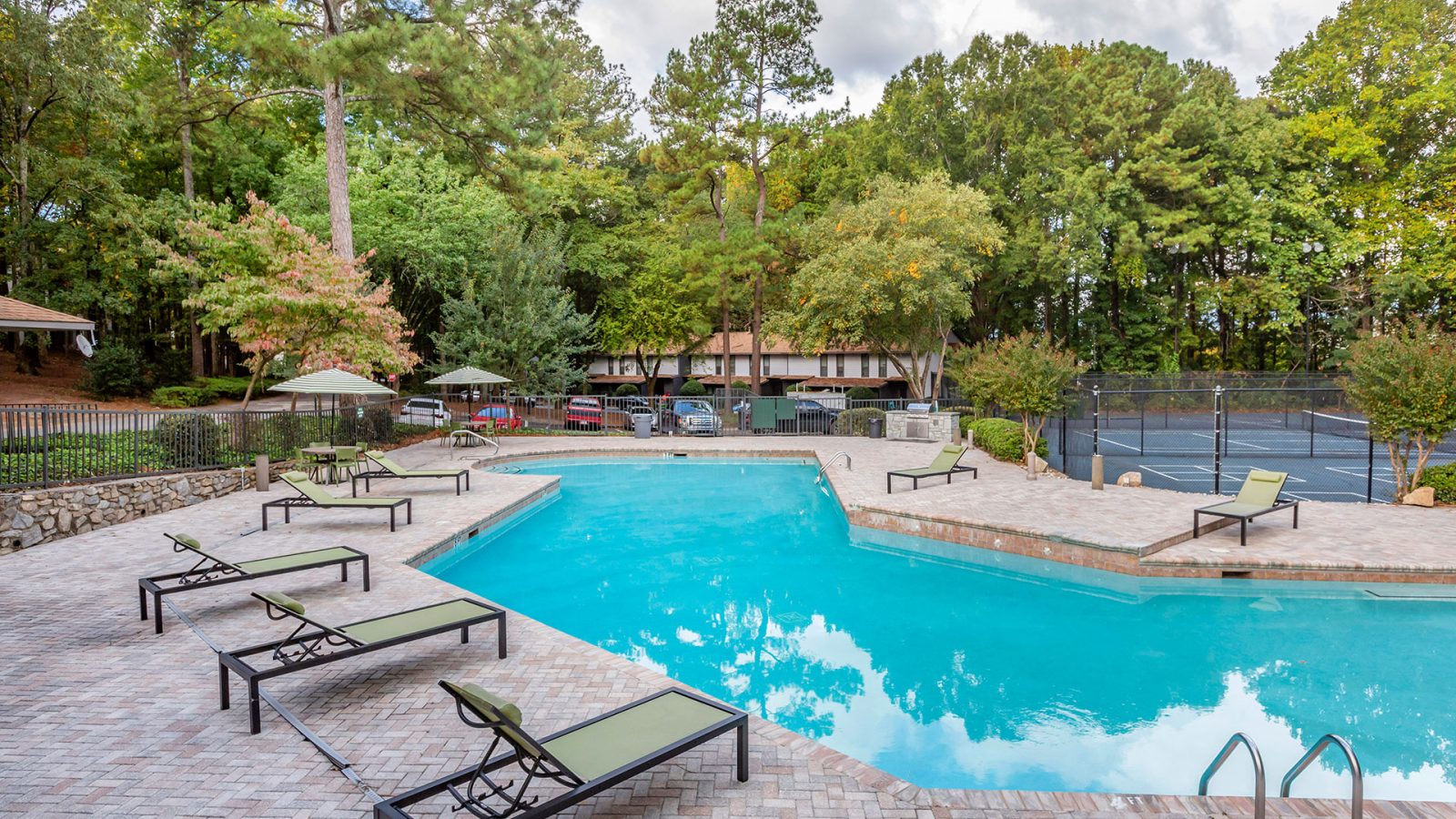 the pool at The  Breck